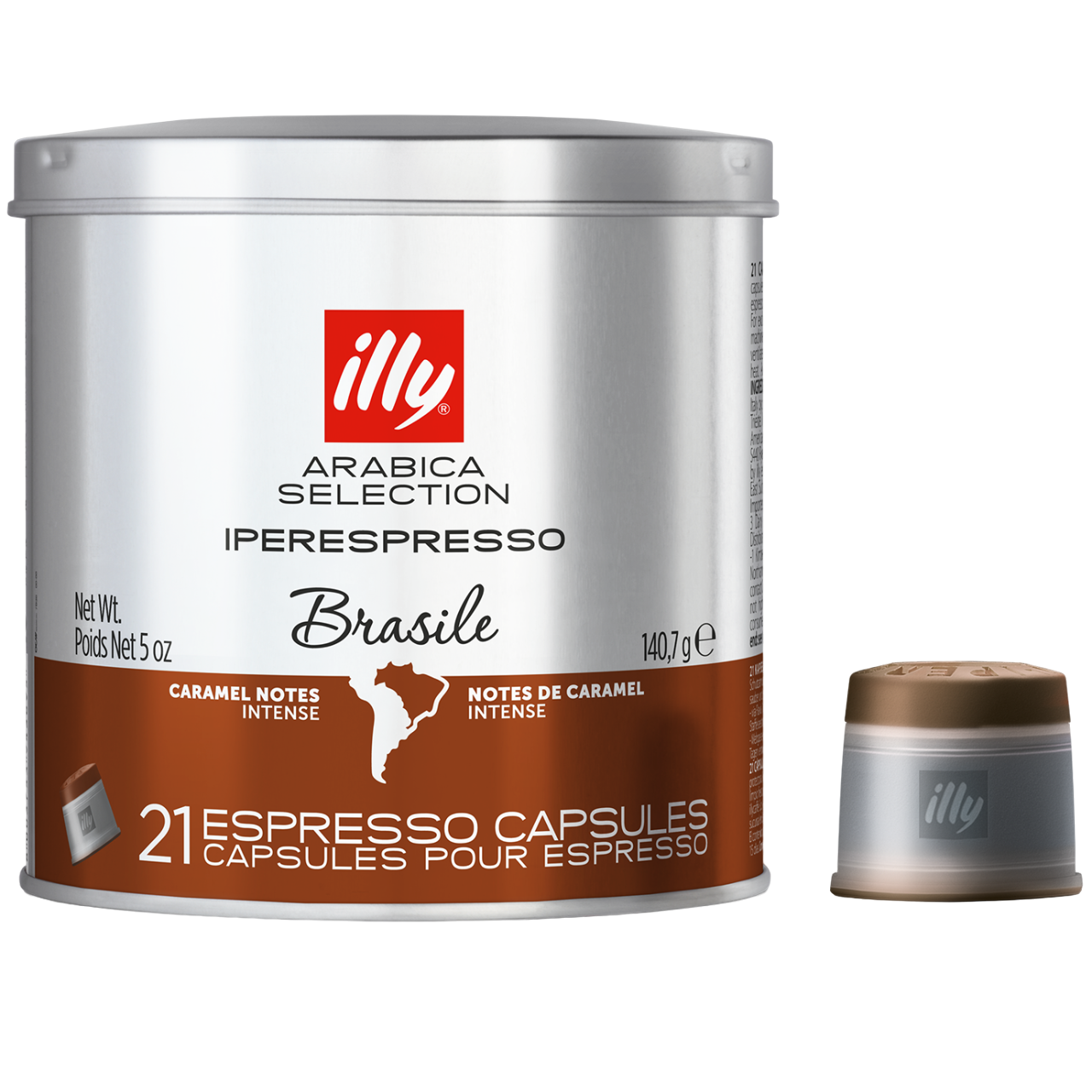 Кофе молотый Illy IperEspresso Monoarabica Brasile Espresso 21 капсула 140.7 г - фото 1