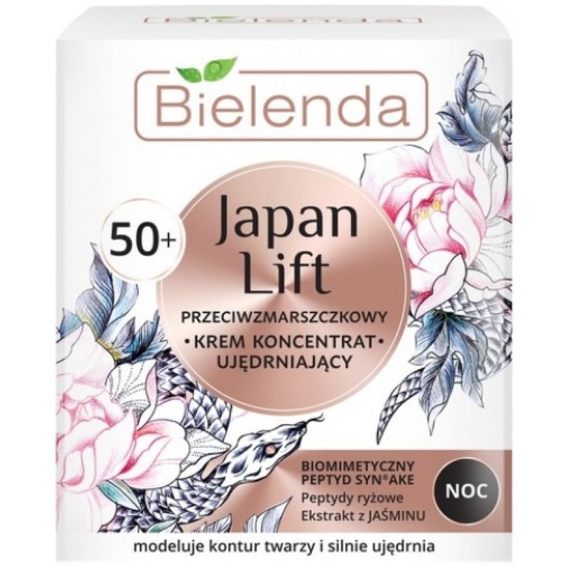 Нічний зміцнюючий крем Bielenda Japan Lift проти зморшок, 50+, 50 мл - фото 1