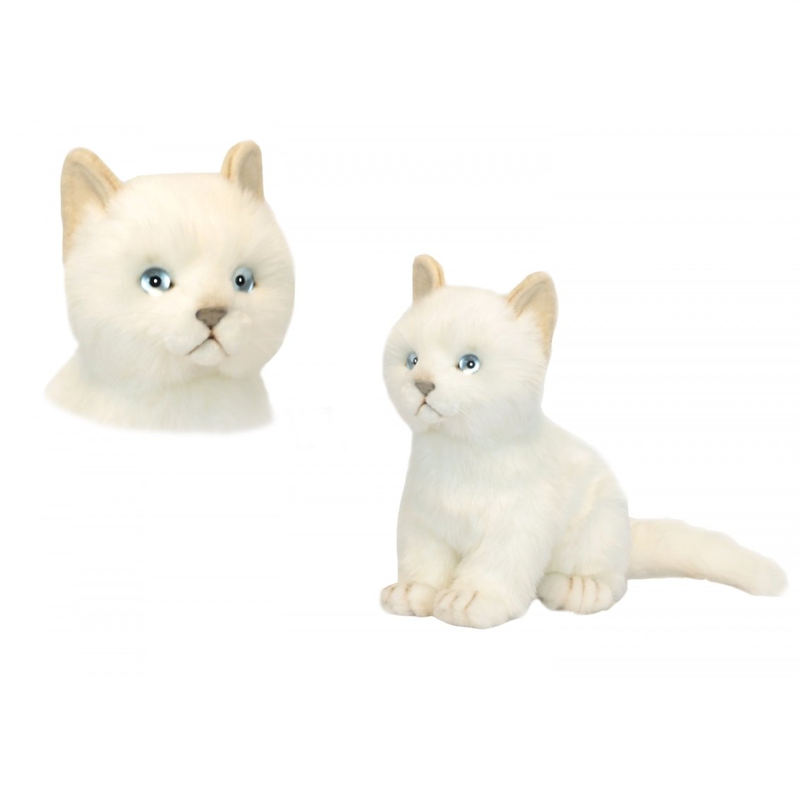 М'яка іграшка Hansa Біле кошеня, 24 см (2566) - фото 2