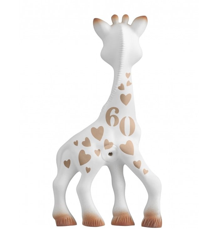 Іграшка-прорізувач Vulli Жирафа Софі Limited Edition, 18 см, білий з коричневим (616400-2) - фото 2