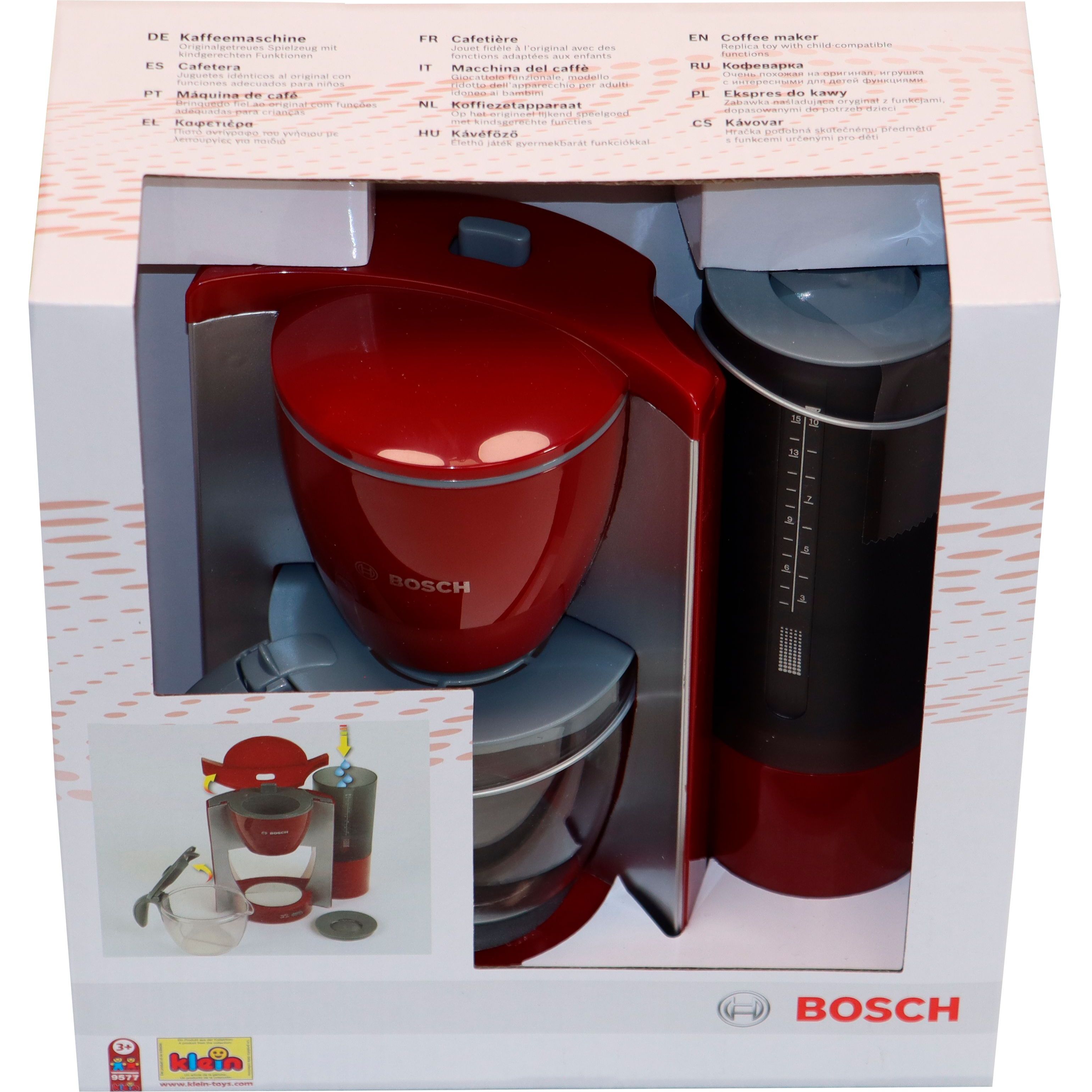 Игрушечный набор Bosch Mini кофеварка с резервуаром для воды (9577) - фото 5