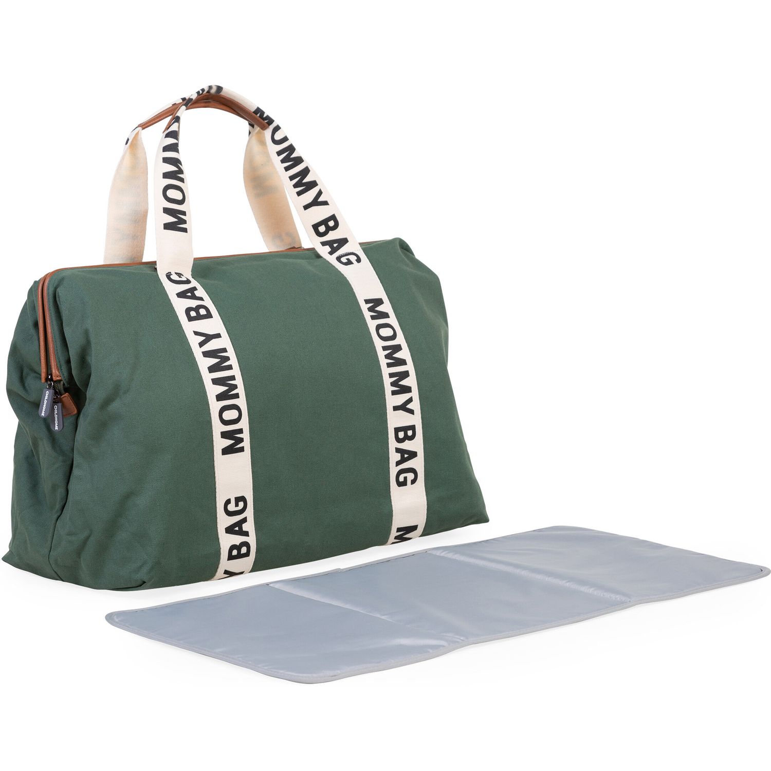 Сумка Childhome Mommy bag Signature - Canvas Green, зелена (CWMBBSCGR) - фото 6