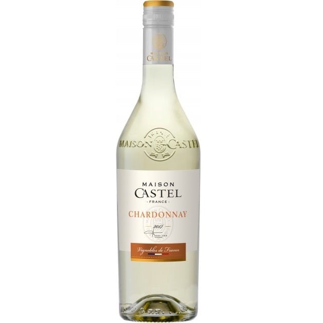 Вино Maison Castel Chardonnay VDF, белое, полусухое, 12,5%, 0,75 л - фото 1