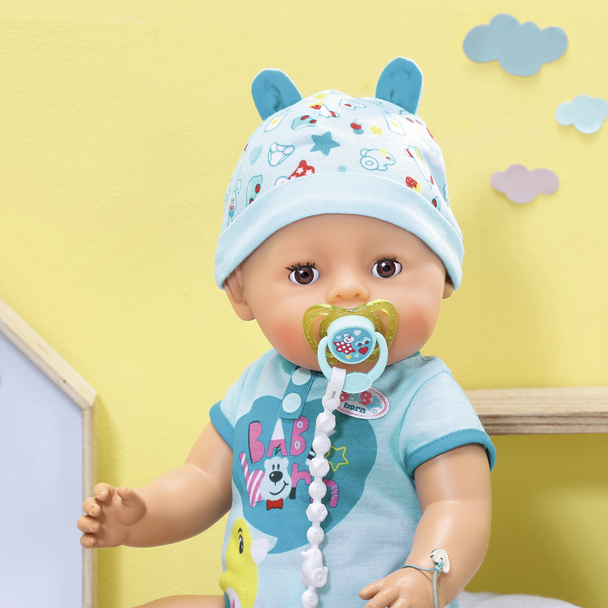 Кукла Baby Born Нежные объятия Очаровательный Малыш, с аксессуарами, 43 см (824375) - фото 7