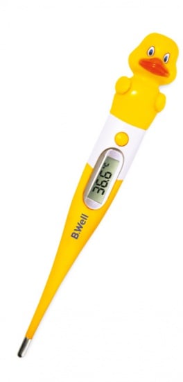 Медицинский электронный термометр B. Well WT-06 Утка, желтый (WT-06 flex) - фото 1
