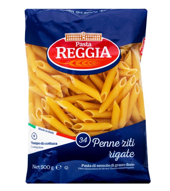 Изделия макаронные Pasta Reggia Pene Ziti Rigati, 500 г (689417) - фото 1