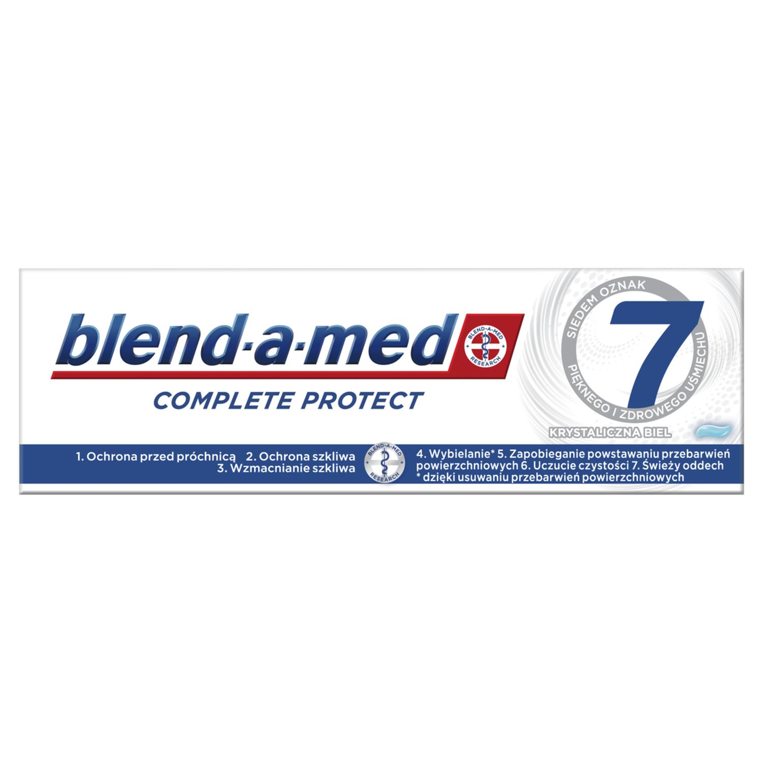 Зубная паста Blend-a-med Complete Protect 7 Кристальная белизна 75 мл - фото 3