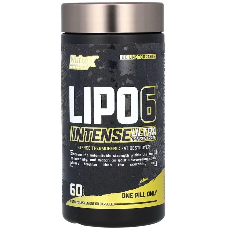 Жироспалювач Nutrex Research Lipo-6 Black Intense UC 60 капсул - фото 1