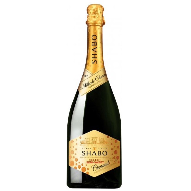 Вино игристое Shabo Select, белое, полусладкое, 10,5-13,5%, 0,75 л - фото 1