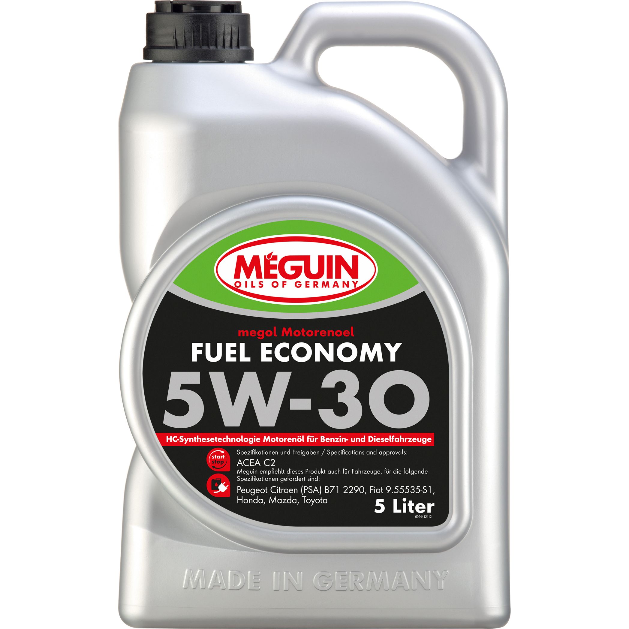 Моторна олива Meguin Fuel Economy 5W-30 5 л - фото 1