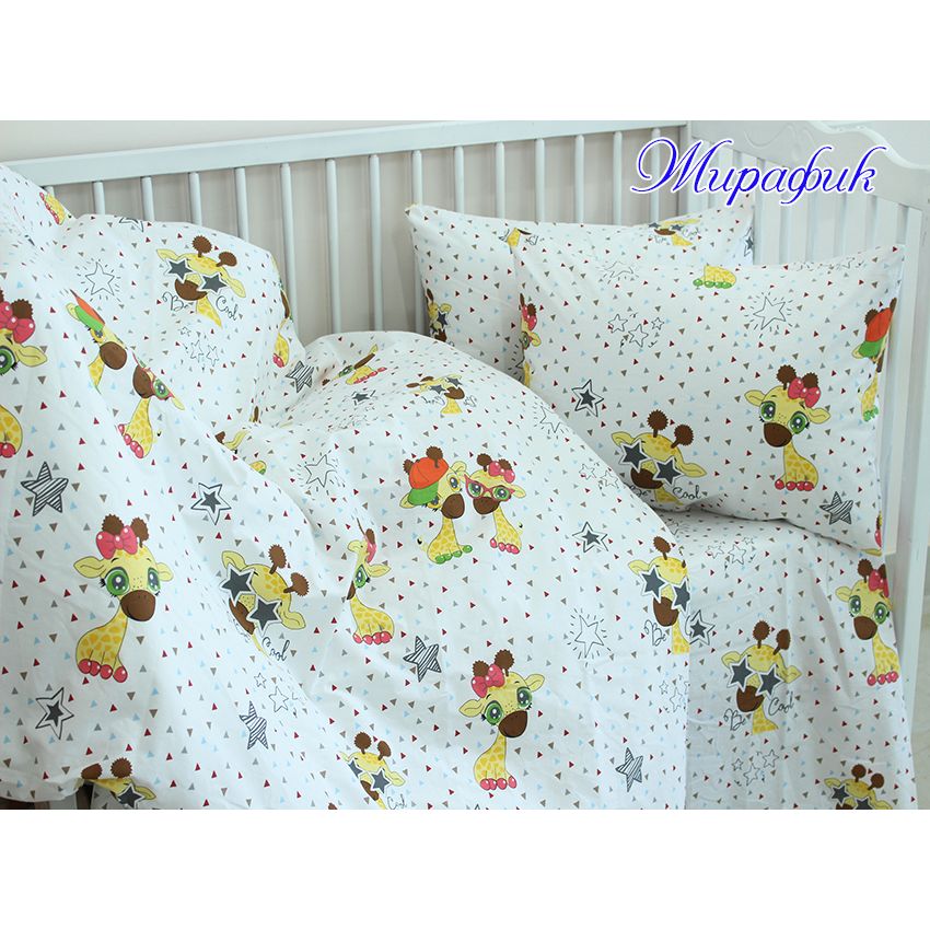 Комплект постельного белья TAG Tekstil Евро 000209853 (Жирафик) - фото 1