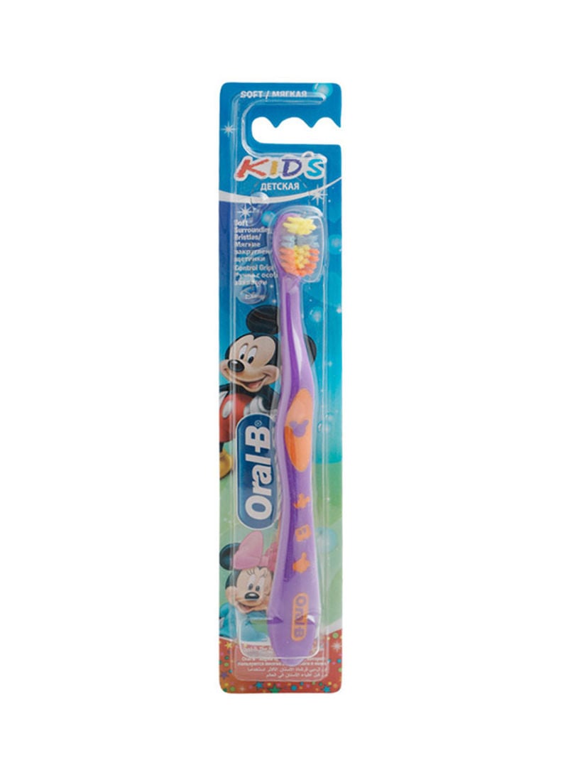Дитяча зубна щітка Oral-B Kids, екстрам'яка, фіолетовий - фото 1
