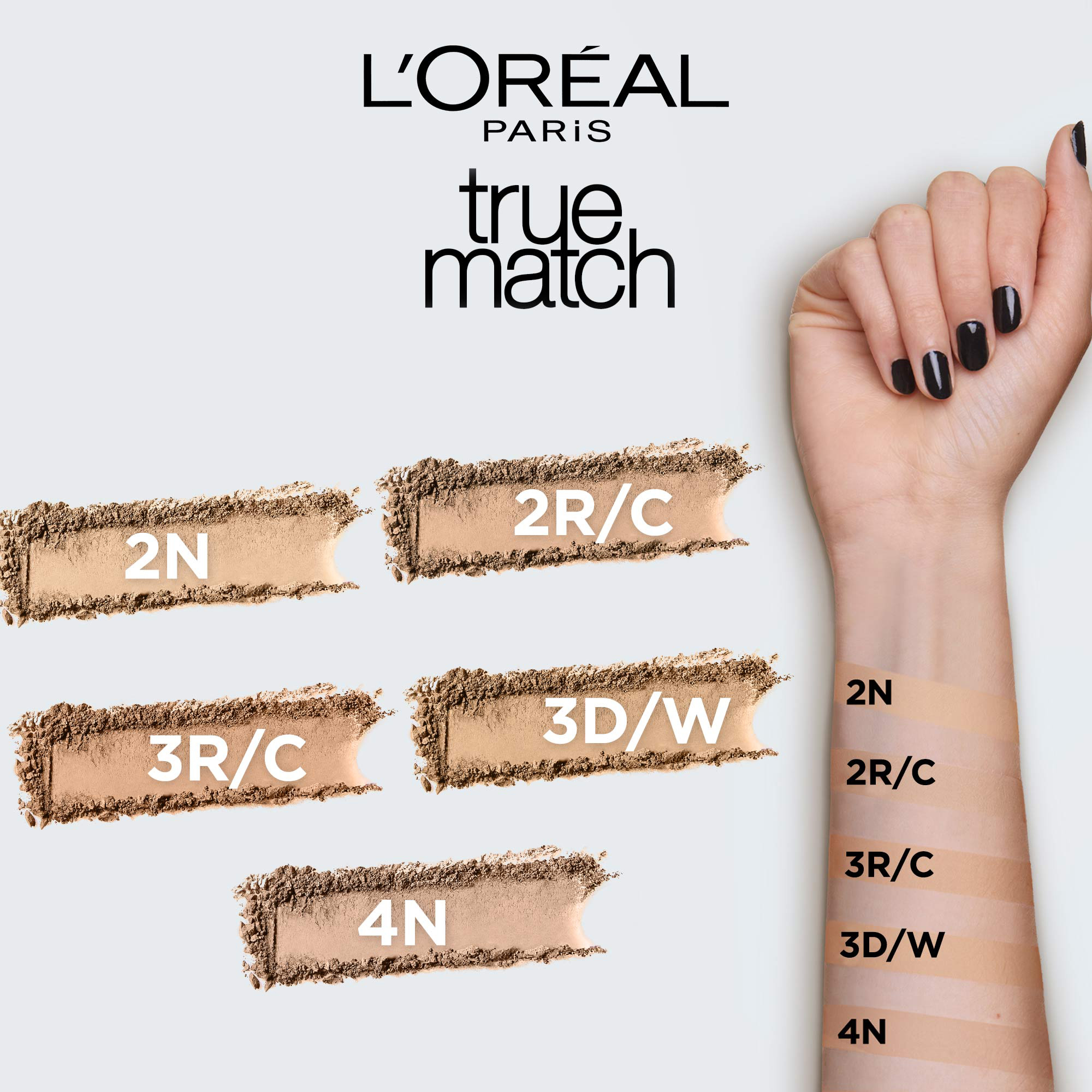 Компактна пудра для обличчя L'Oreal Paris True Match Super-Blendable Perfecting Powder Hyaluronic Acid відтінок 3D/W 9 г - фото 6