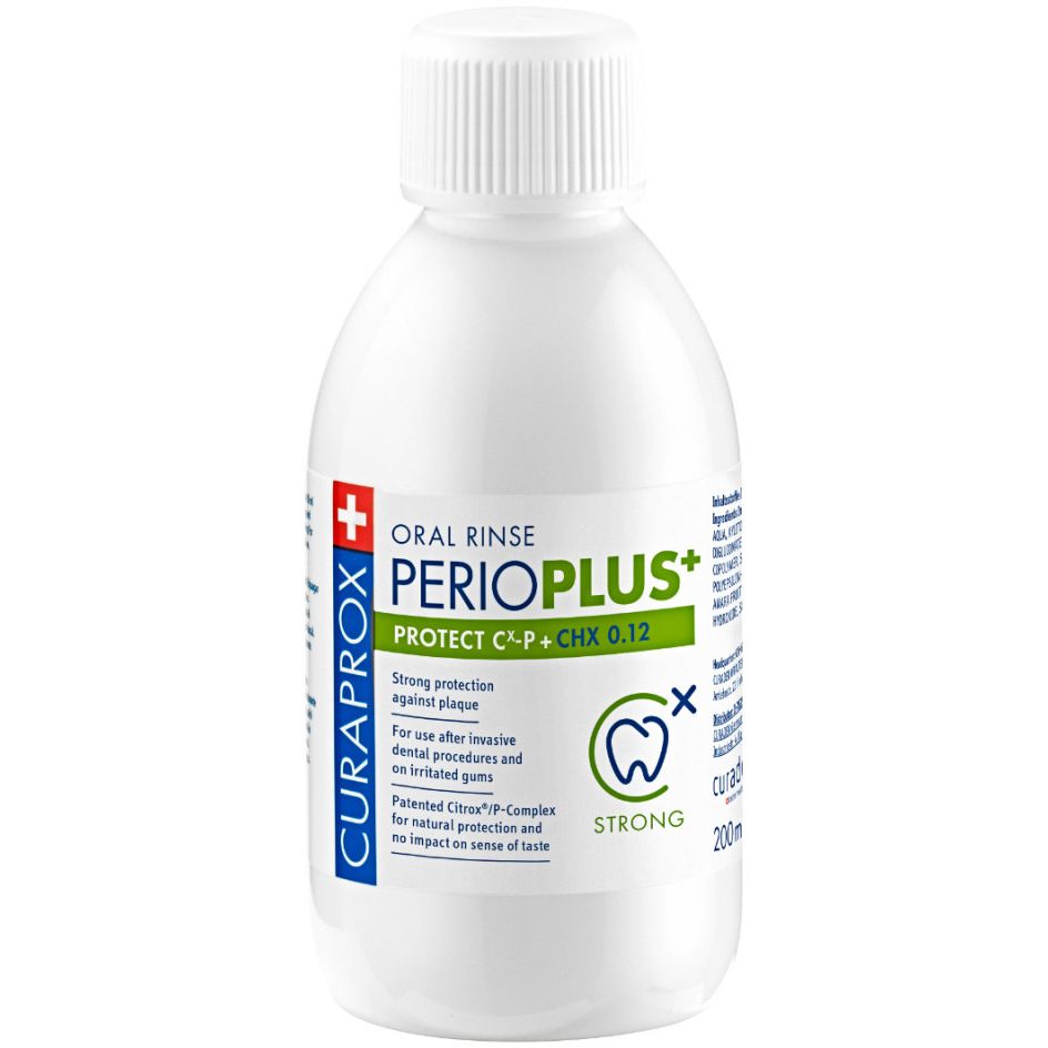 Ополаскиватель для полости рта Curaprox Protect Citrox с хлоргексидином 0.12% 200 мл - фото 1