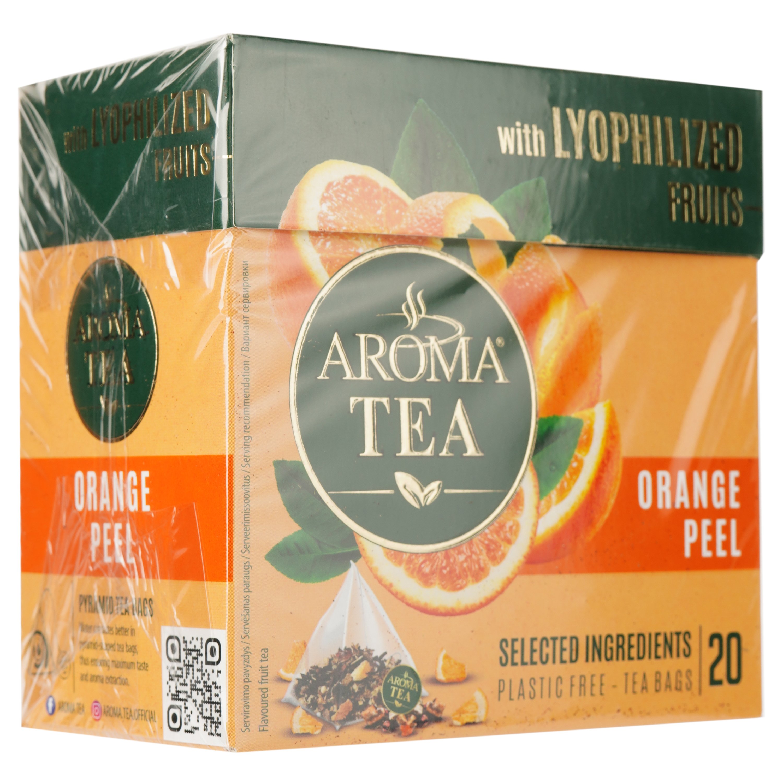 Смесь фруктово-ягодная Aroma Tea, с апельсином, 40 г (20 шт. х 2 г) - фото 2