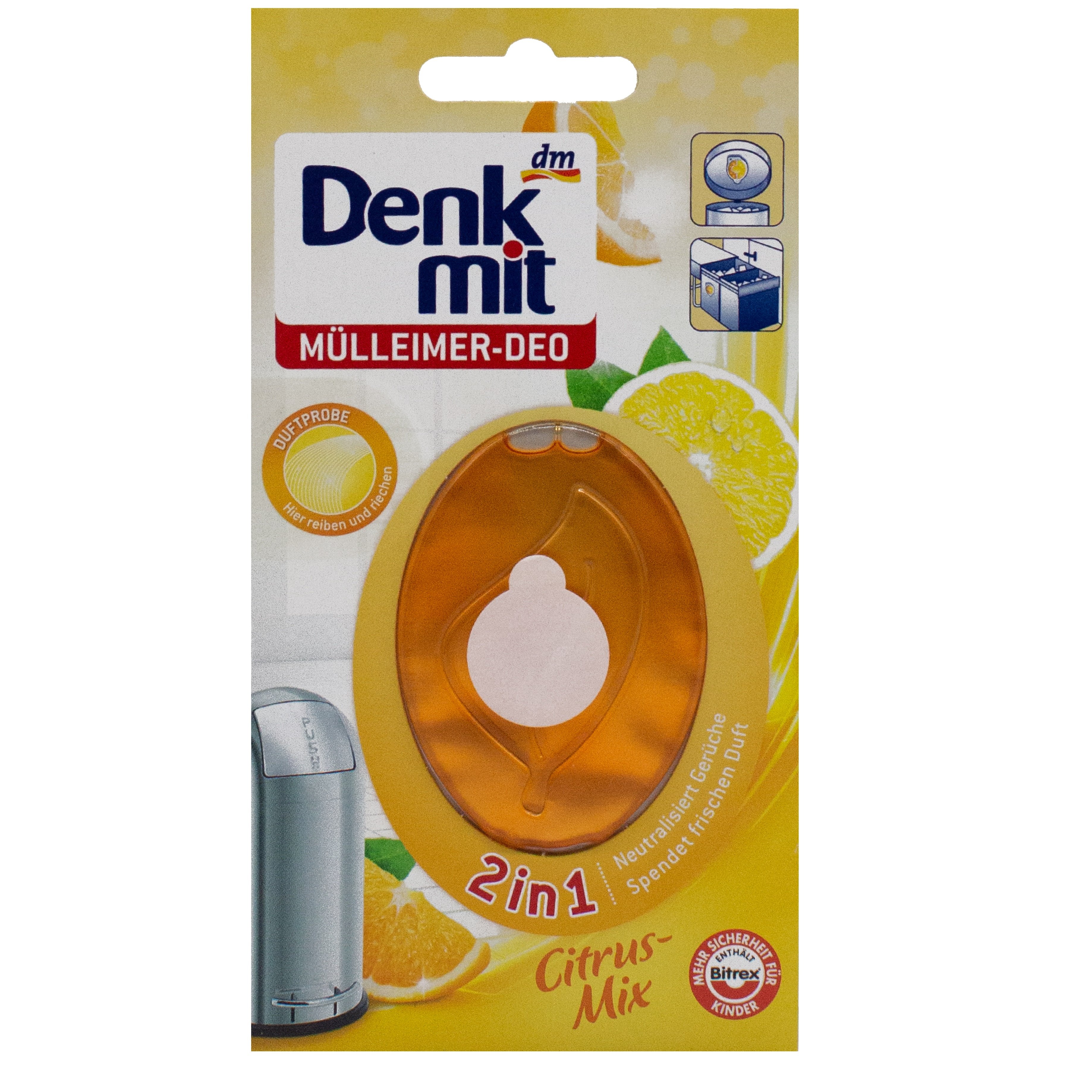 Ароматизатор для відра для сміття Denkmit Citrus-Mix 1 шт. - фото 1