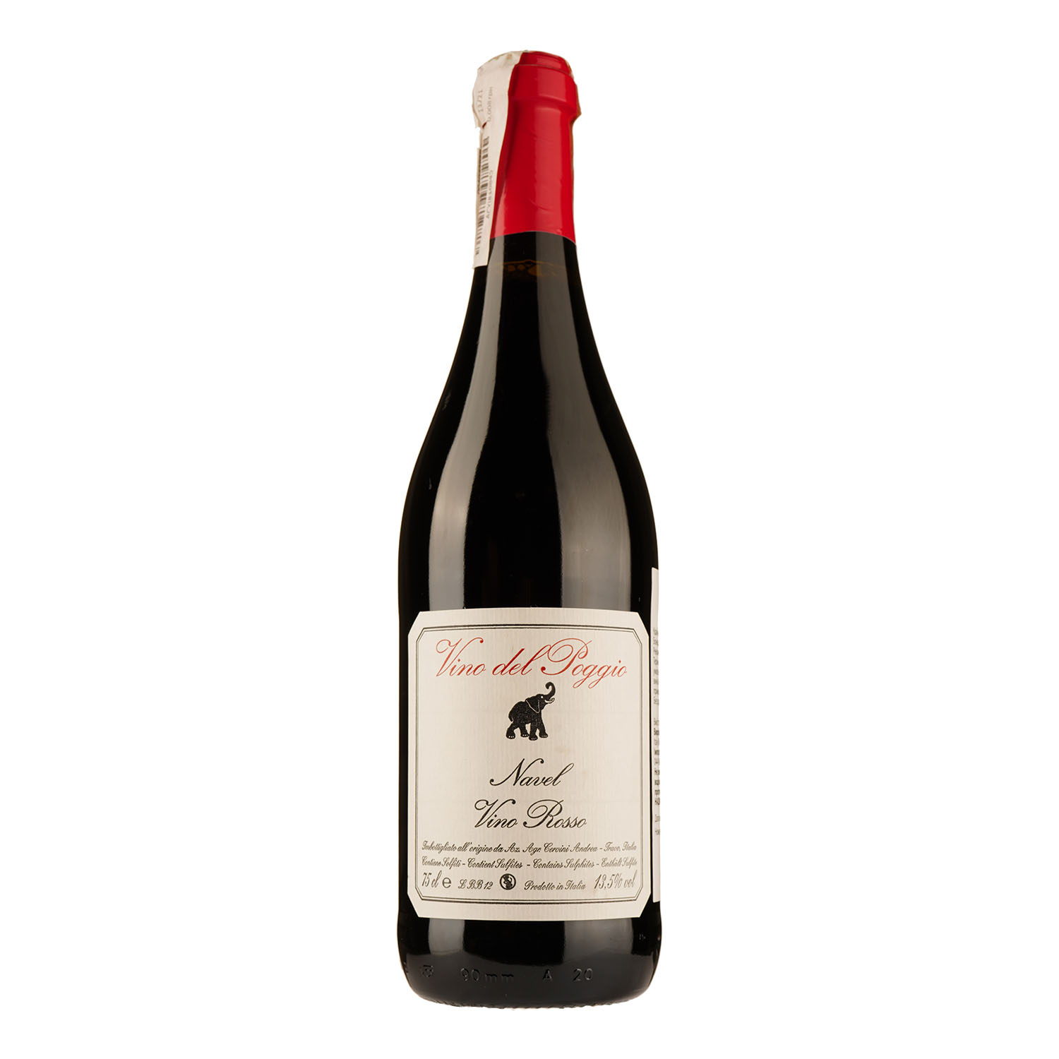 Вино Vino del Poggio Navel Rosso 2012 IGT, 13,5 %, 0,75 л (890103) - фото 1
