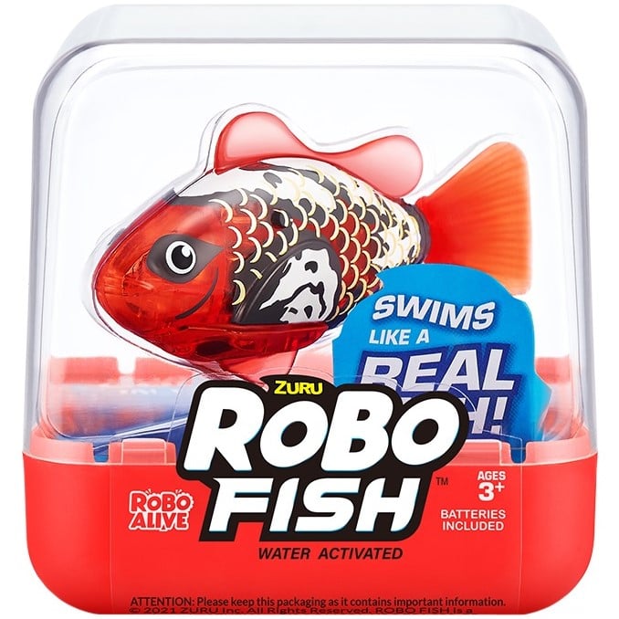 Інтерактивна іграшка Pets & Robo Alive S3 Роборибка, червона (7191-1) - фото 1