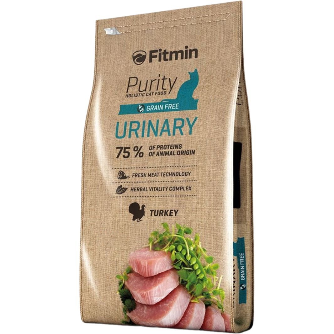 Сухой корм Fitmin Purity Urinary Turkey для взрослых кошек с положительным эффектом на мочевую систему 400 г - фото 1