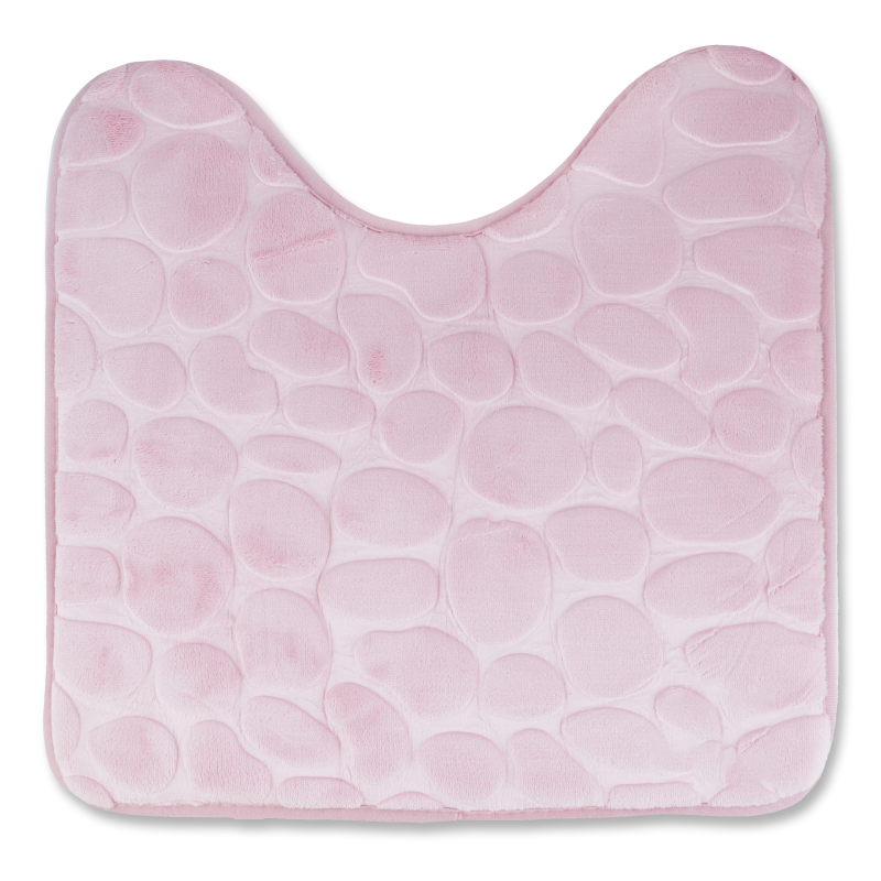 Коврик для ванной комнаты Offtop, 45х45 см, розовый (855736) - фото 1