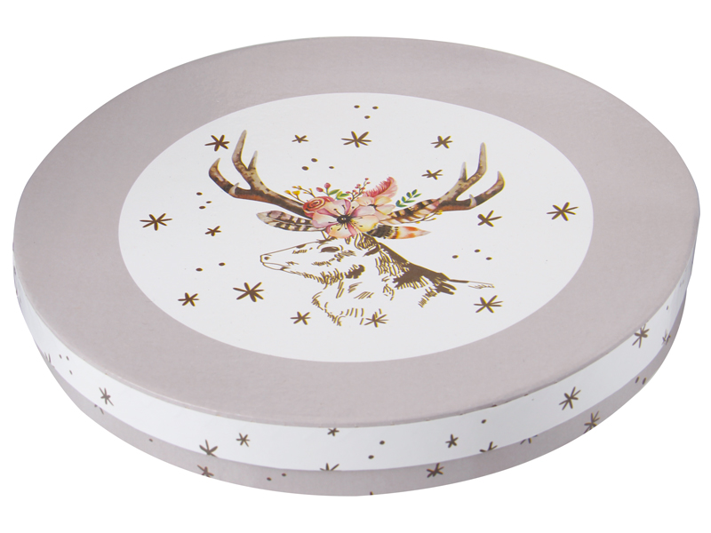 Набор тарелок Lefard Рождественский олень, 19 см, белый, 2 шт (924-663) - фото 2