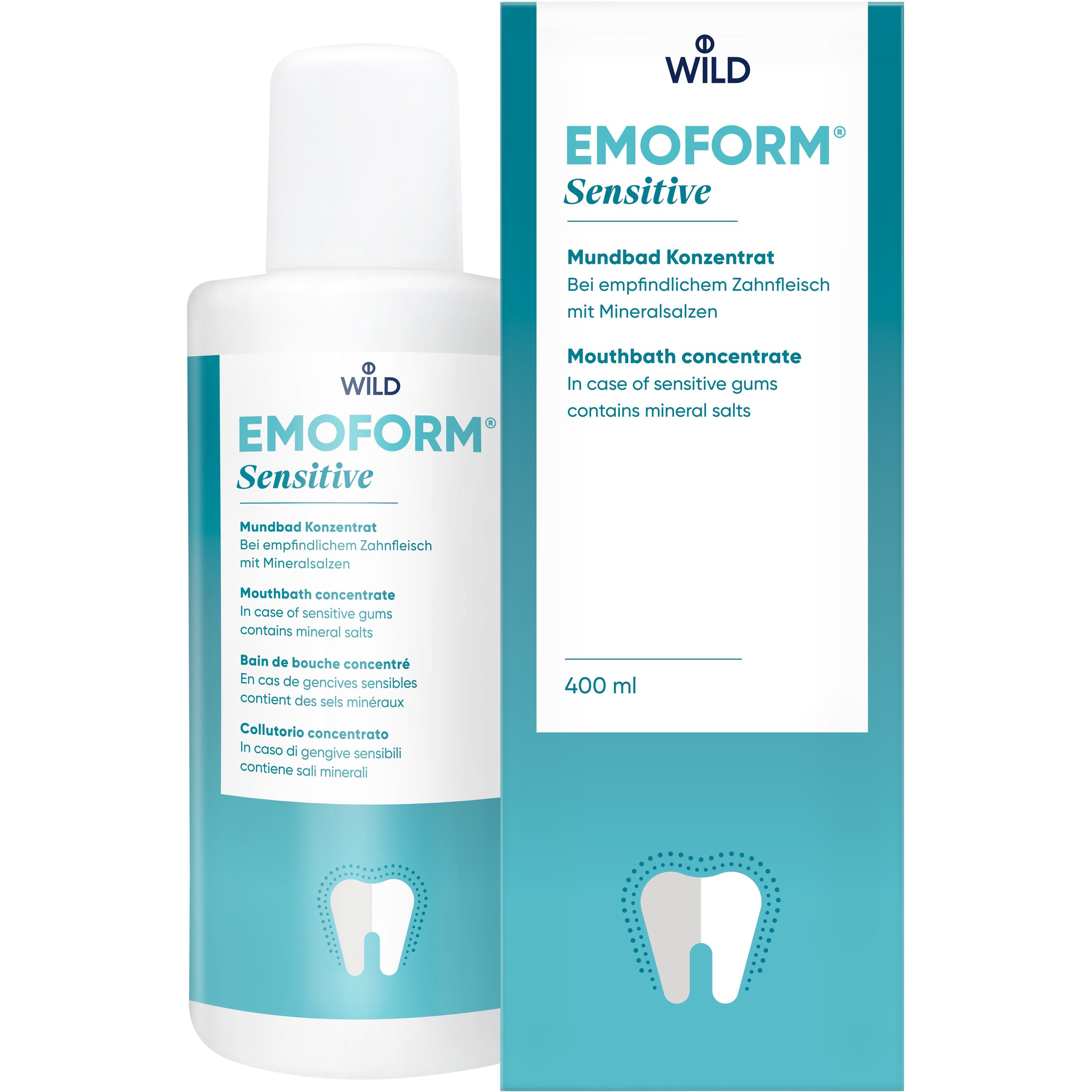 Ополаскиватель для полости рта Dr. Wild Emoform Для чувствительных зубов концентрат 400 мл - фото 2