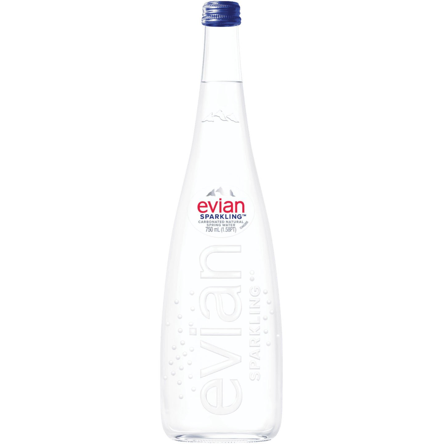 Вода мінеральна Evian газована скло 0.75 л (38590) - фото 1