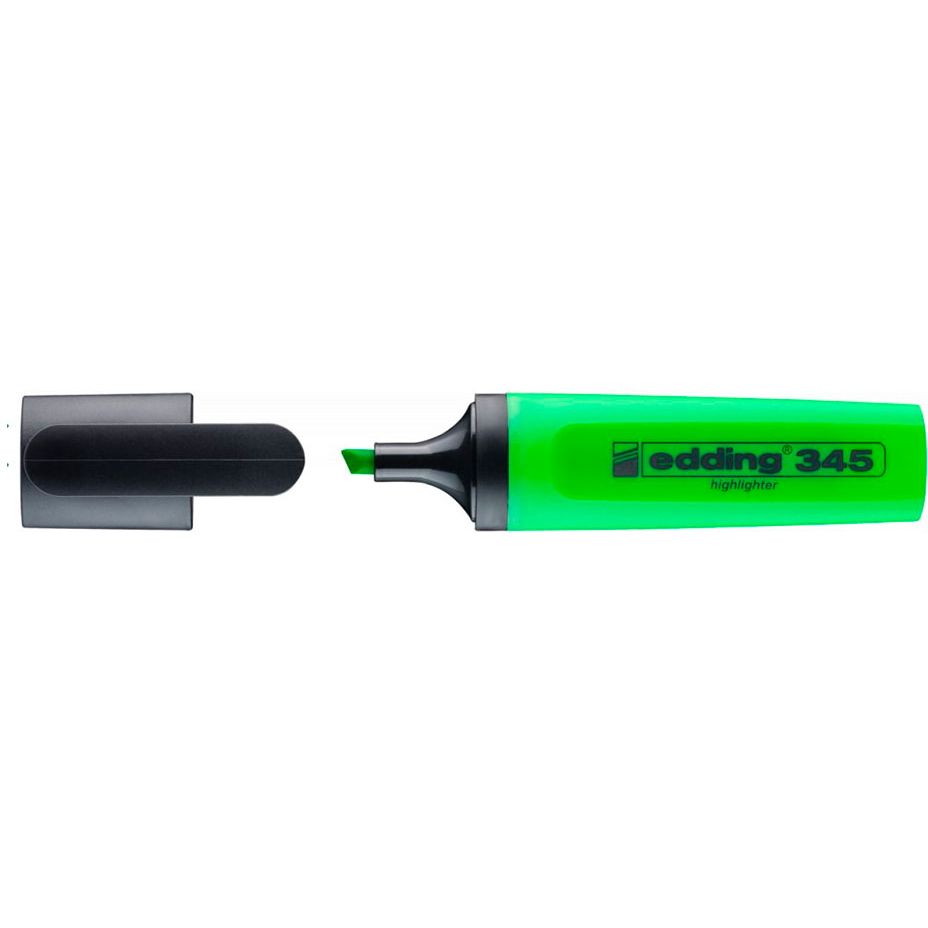 Маркер текстовый Edding Highlighter клиновидный 2-5 мм зеленый (e-345/04) - фото 1