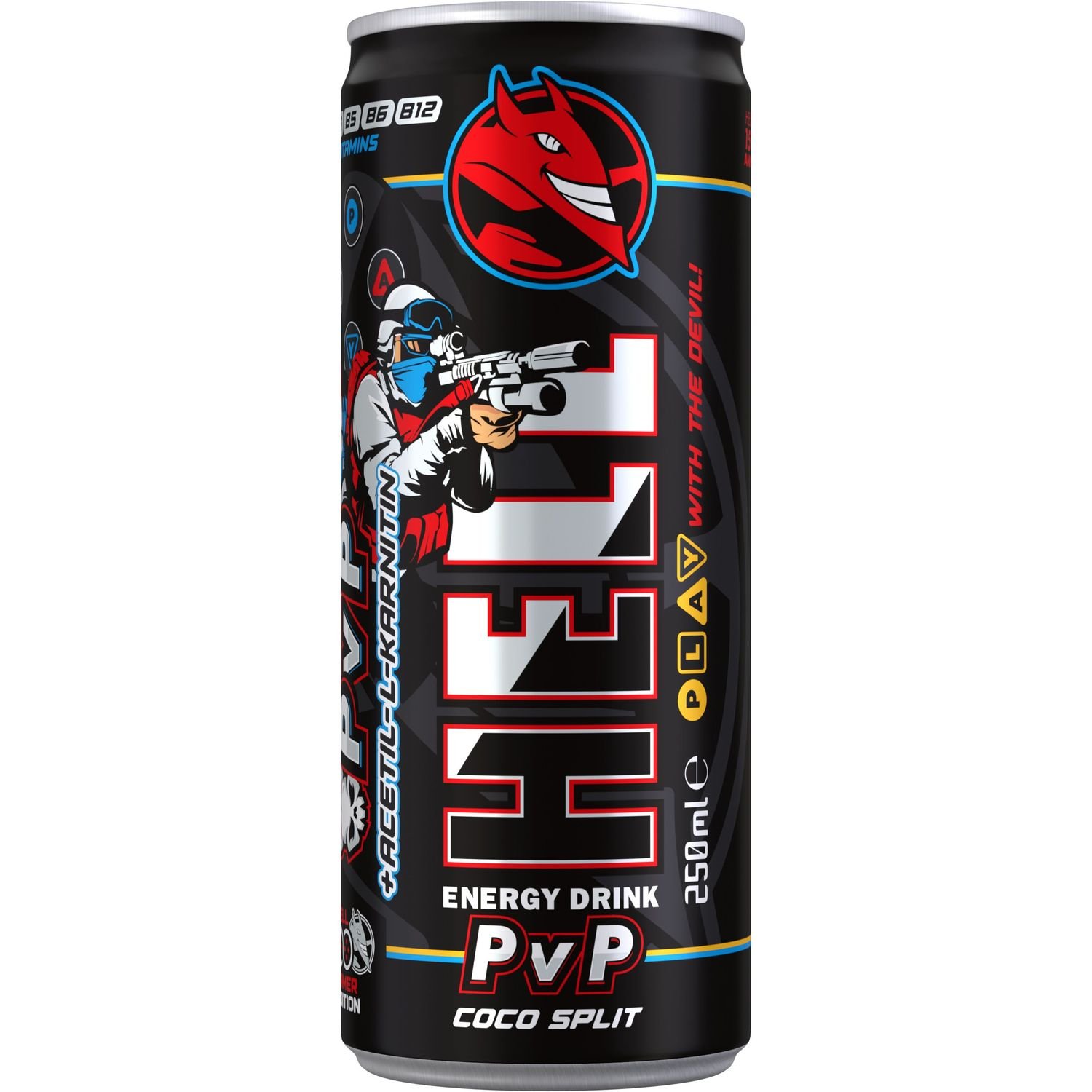 Энергетический безалкогольный напиток Hell PvP 250 мл - фото 1