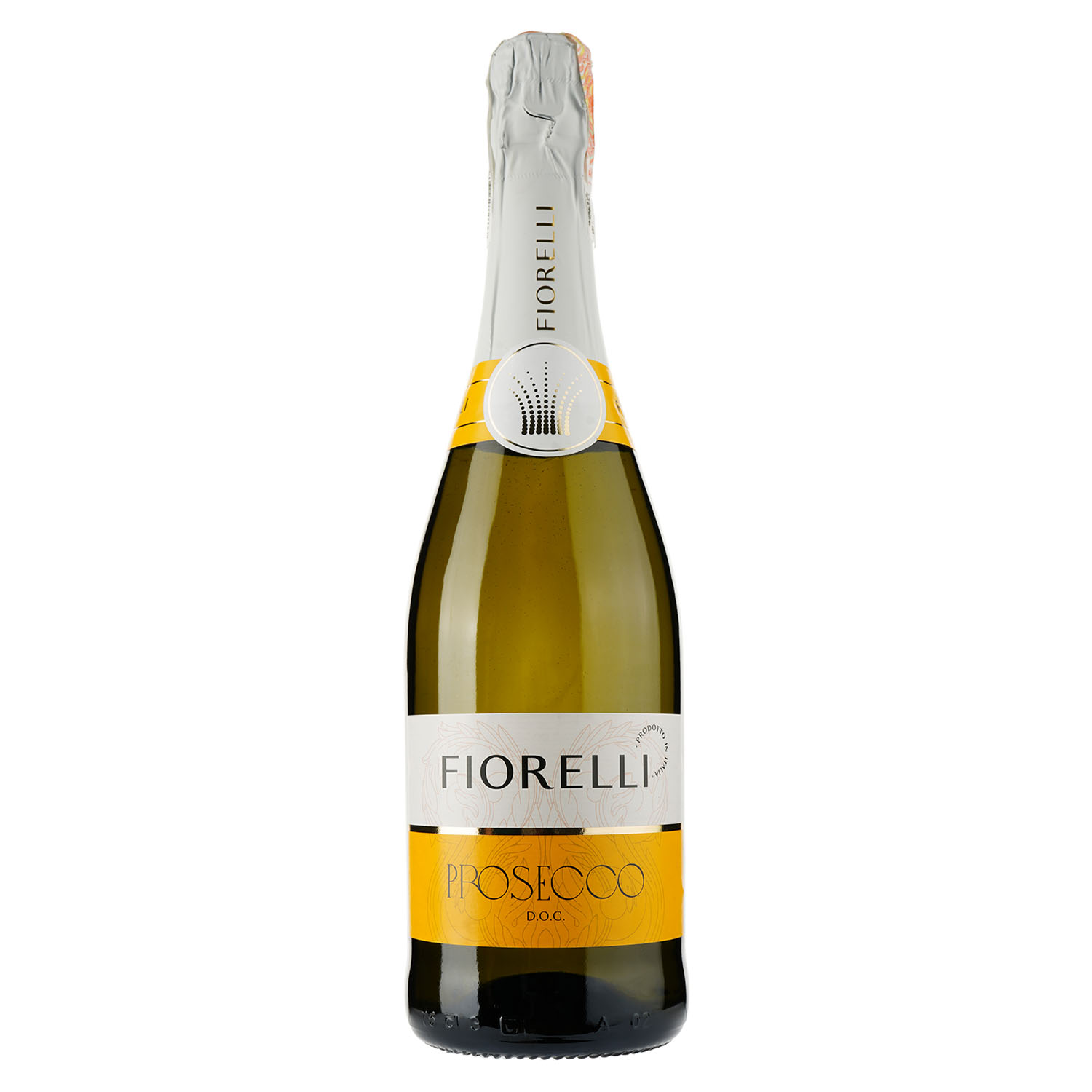 Вино игристое Fiorelli Prosecco Spumante Extra Dry DOC, белое, сухое, 11%, 0,75 л (АLR14286) - фото 1