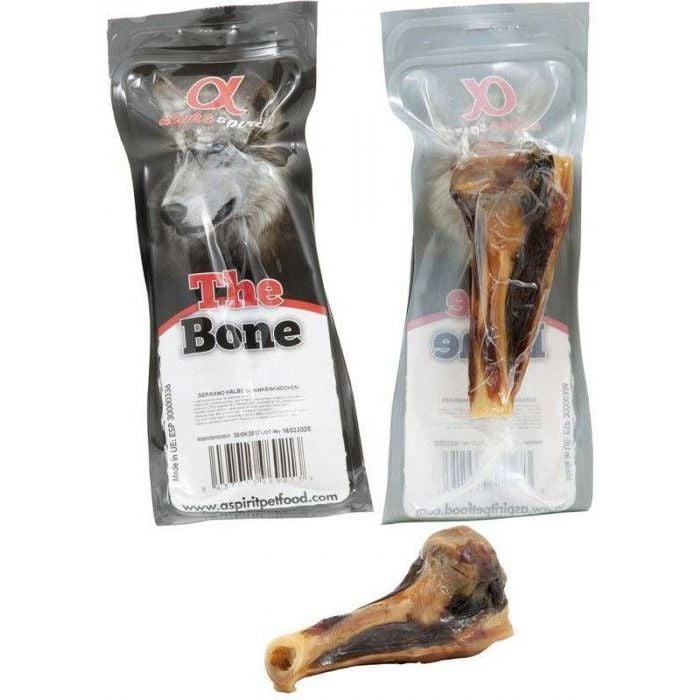 Ласощі для собак Alpha Spirit Ham Bone Half Vacuum Кістка Халф, 16-17 см - фото 2