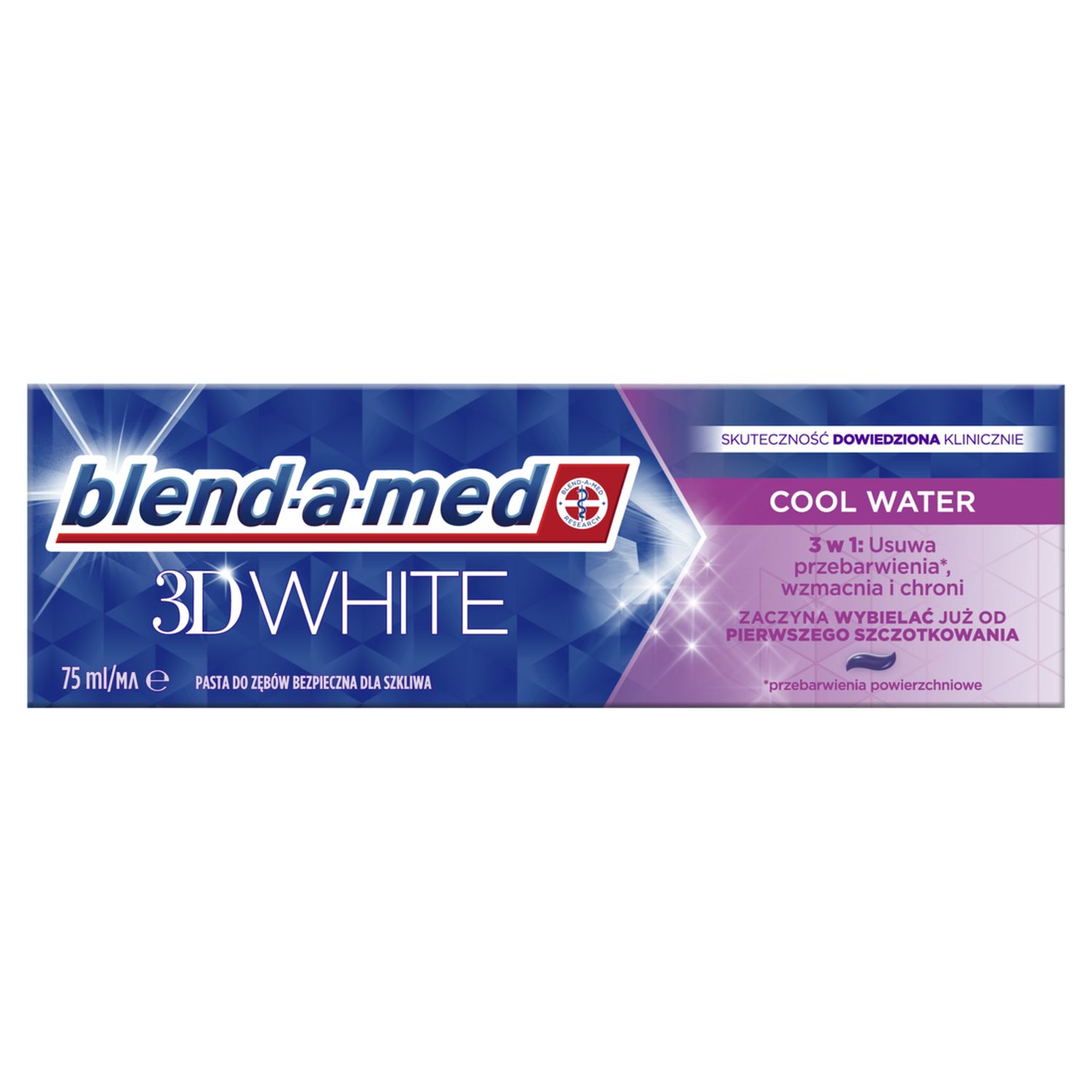 Зубная паста Blend-a-med 3D White Прохладная вода 75 мл - фото 3