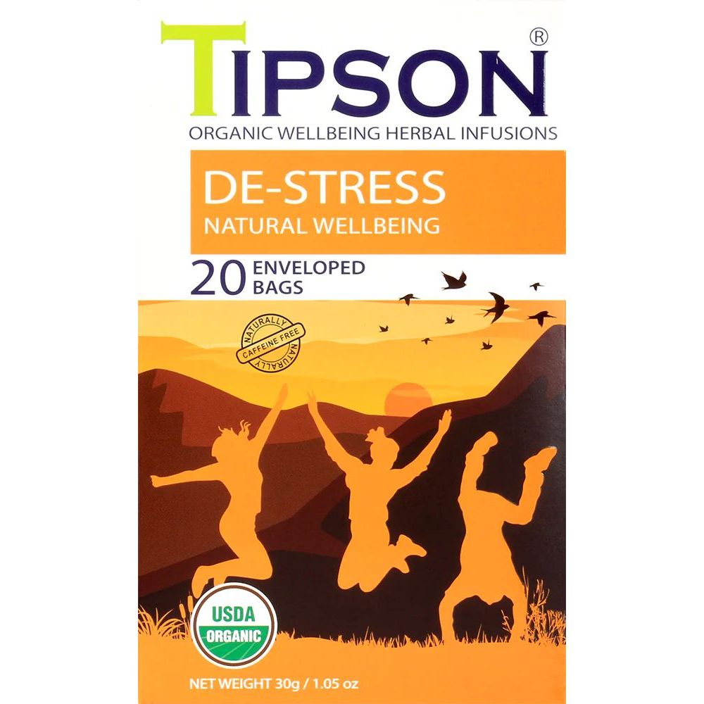 Суміш трав'яна Tipson De-Stress, 30 г (20 шт. х 1.5 г) (896904) - фото 1