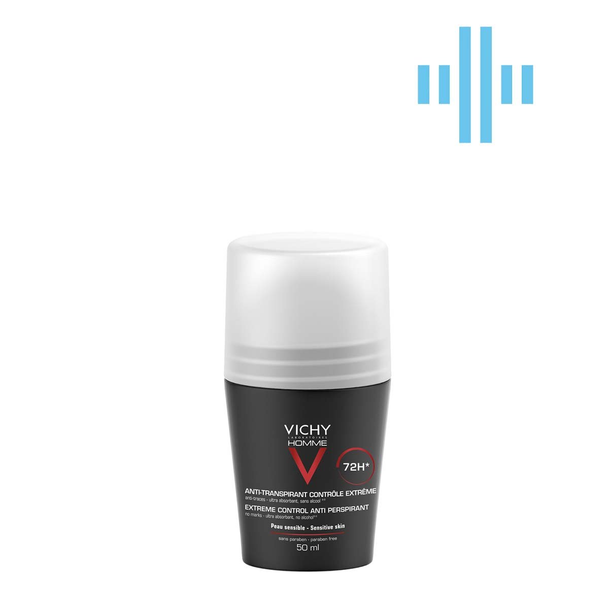 Кульковий дезодорант Vichy Homme екстра-сильної дії, для чоловіків, 50 мл (M6633420) - фото 1