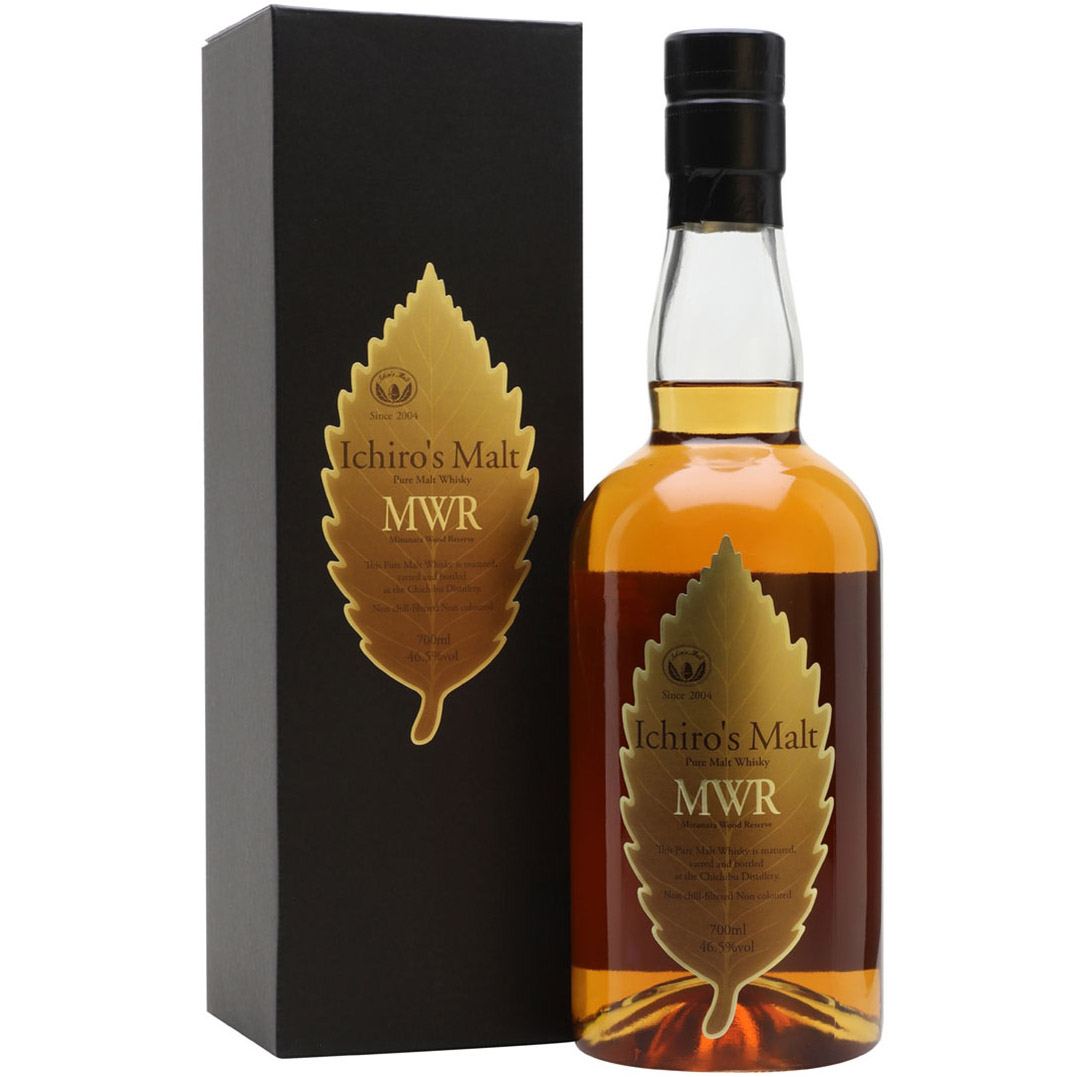 Виски Ichiro's Malt Mizunara Wood Reserve Pure Malt Japanese Whisky 46.5% 0.7 л, в подарочной упаковке - фото 1