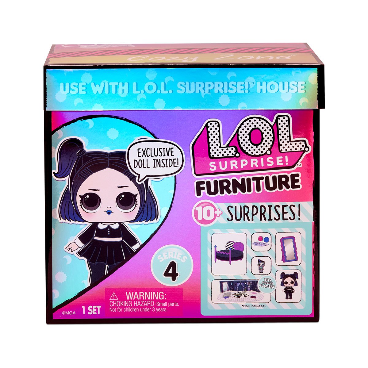 Ігровий набір з лялькою L.O.L. Surprise Furniture Леді-Сутінки, з аксесуарами (572640) - фото 2