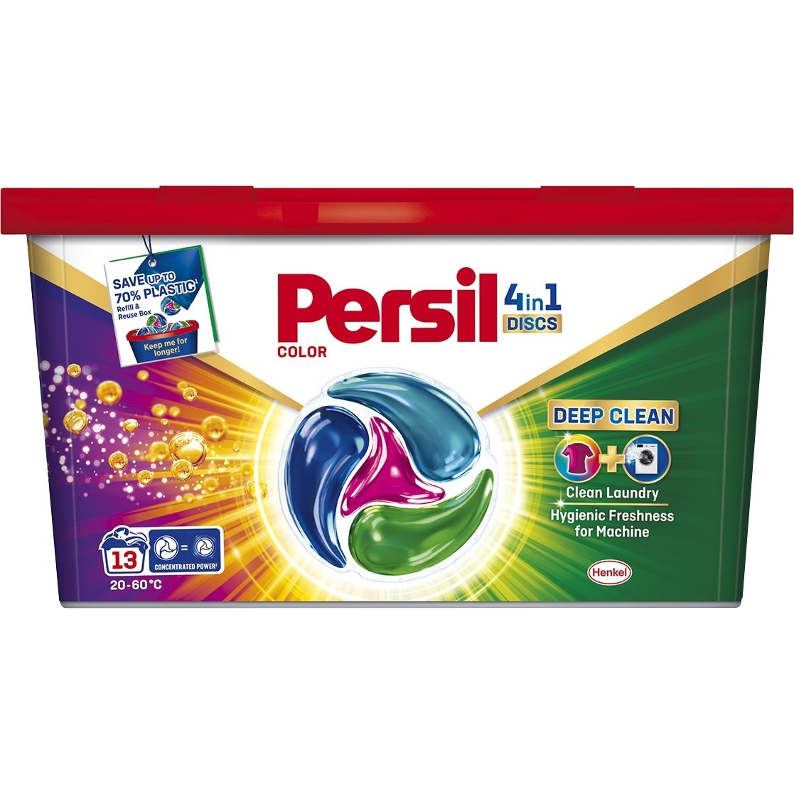 Фото - Стиральный порошок Persil Капсули  Color 4in1 Discs Deep Clean 13 циклів прання 