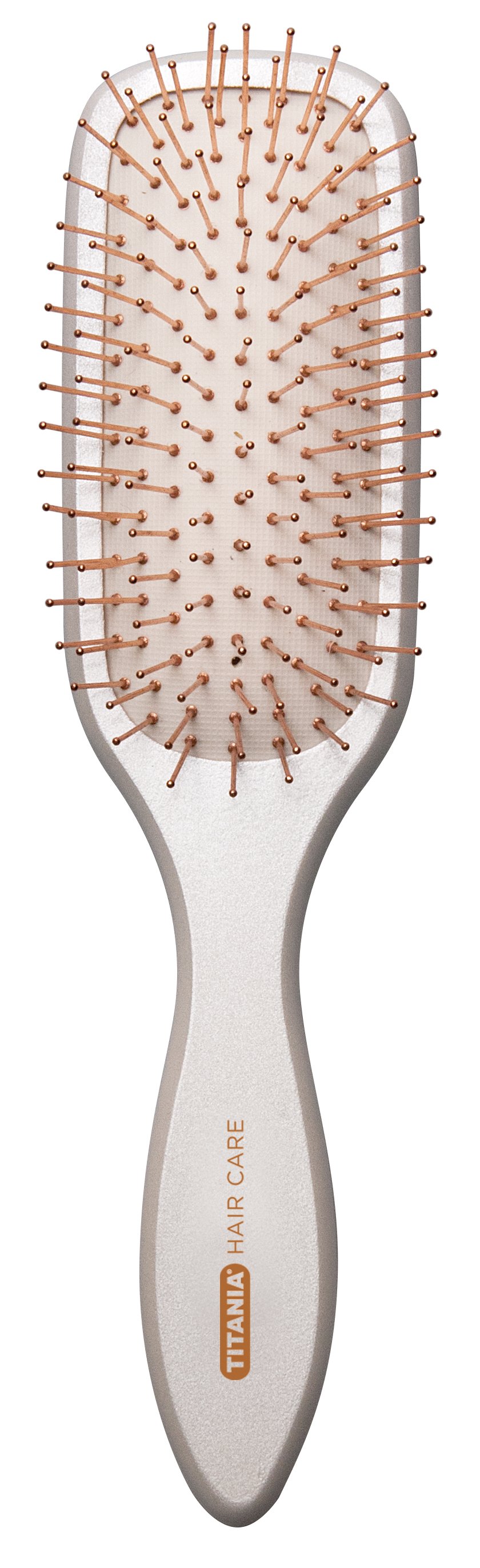 Массажная щетка для волос Titania деревянная, перламутровый (2852 BOX) - фото 1