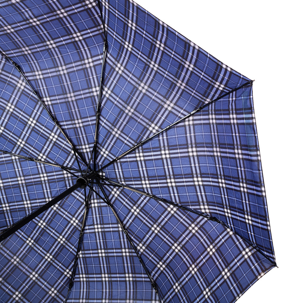 Жіноча складана парасолька повний автомат H.DUE.O 94 см синя - фото 3