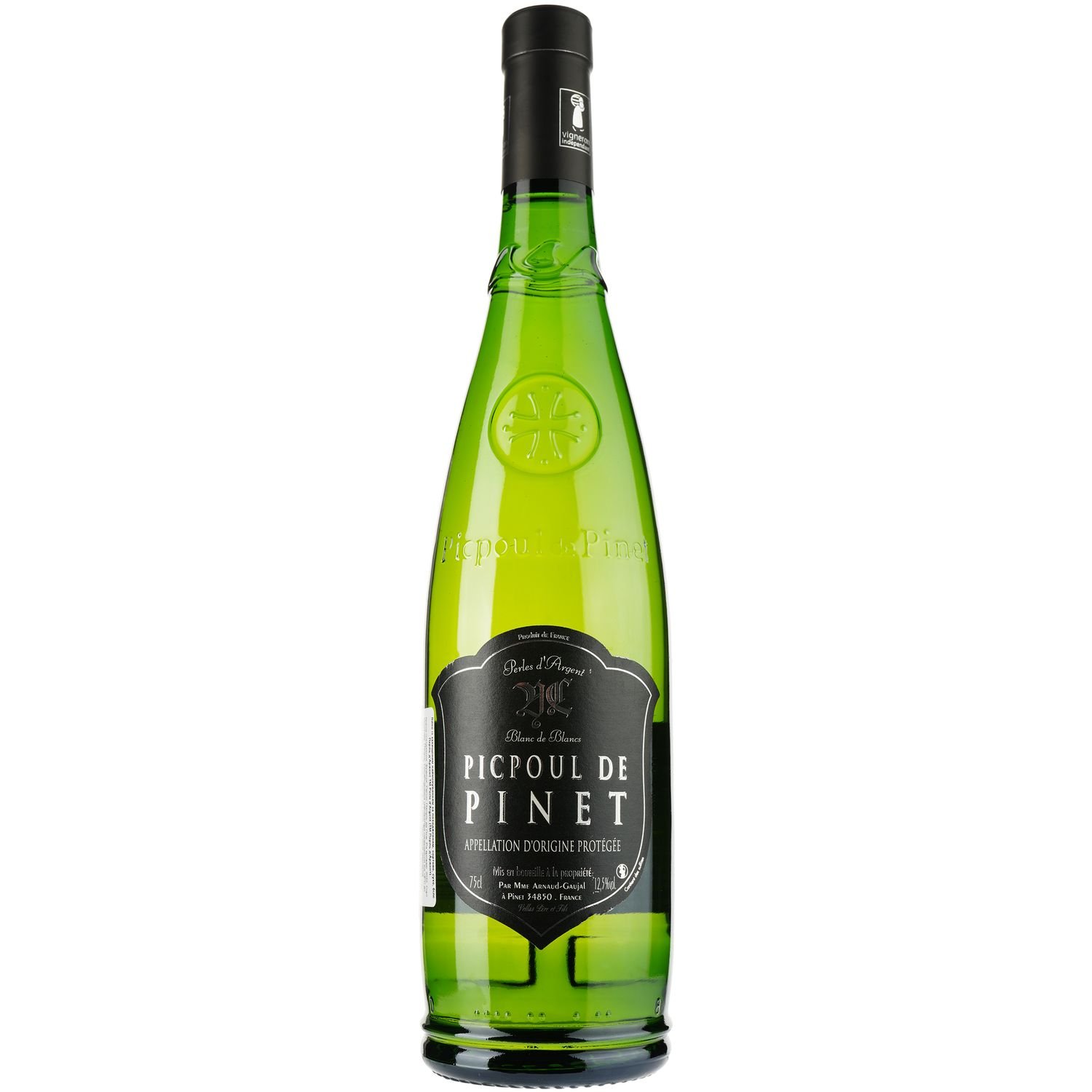 Вино Perles d'Argent 2022 AOP Picpoul de Pinet, біле, сухе, 0,75 л - фото 1