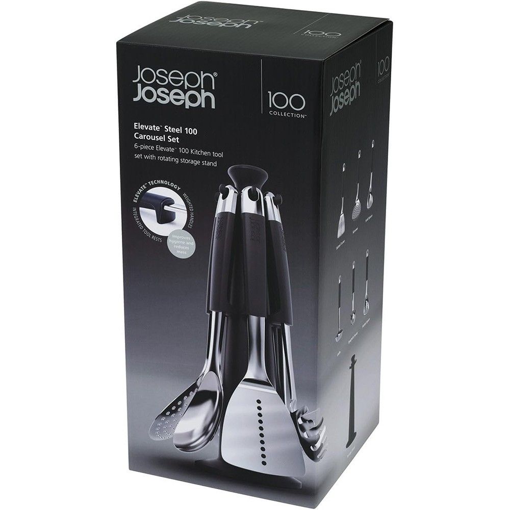 Набор кухонных принадлежностей Joseph Joseph Elevate 6-Piece Carousel Utensil Set Stainless Steel - фото 7