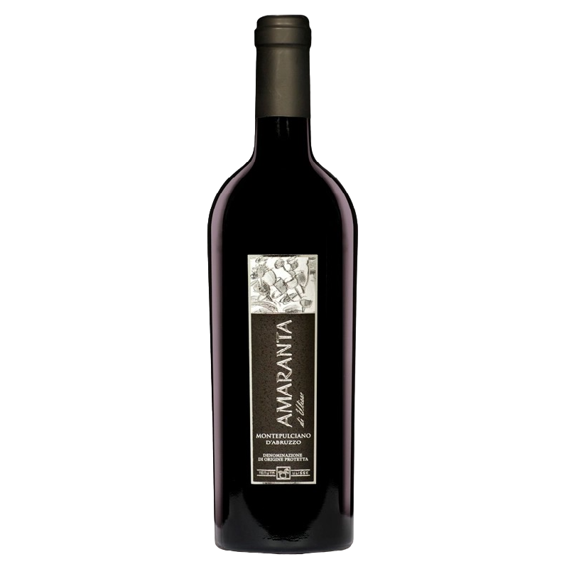 Вино Amaranta di Ulisse Montepulciano d'Abruzzo DOP, красное, полусухое, 14%, 0,75 л - фото 1
