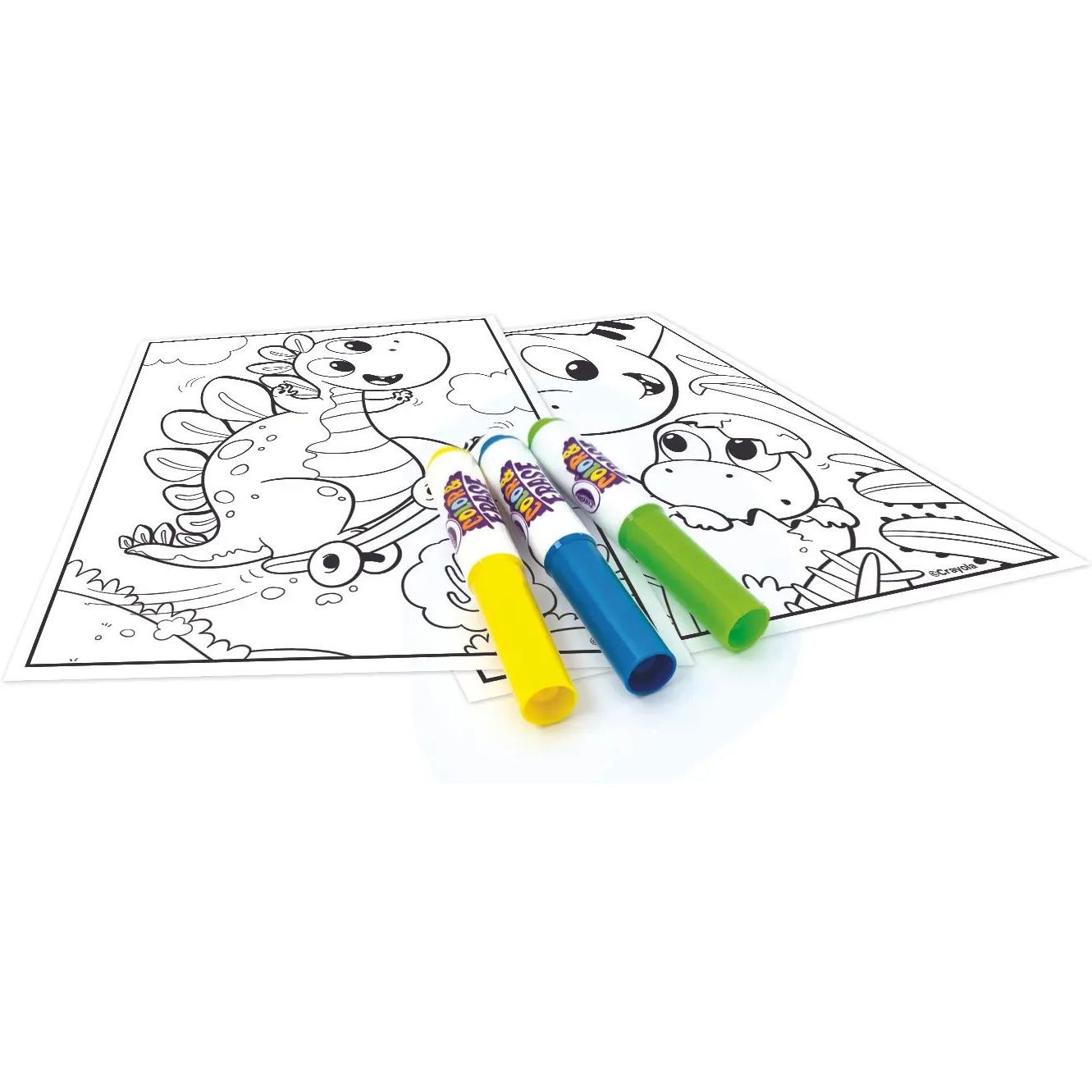 Розмальовка багаторазова Crayola Mini Kids Динозаври, 16 сторінок (81-1499-2) - фото 3