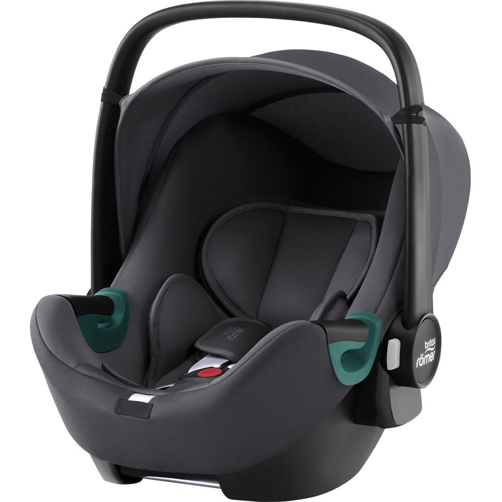 Автокресло Britax Romer Baby-Safe 3 i-Size Midnight Grey, с платформой Flex Base, серое (2000035083) - фото 5