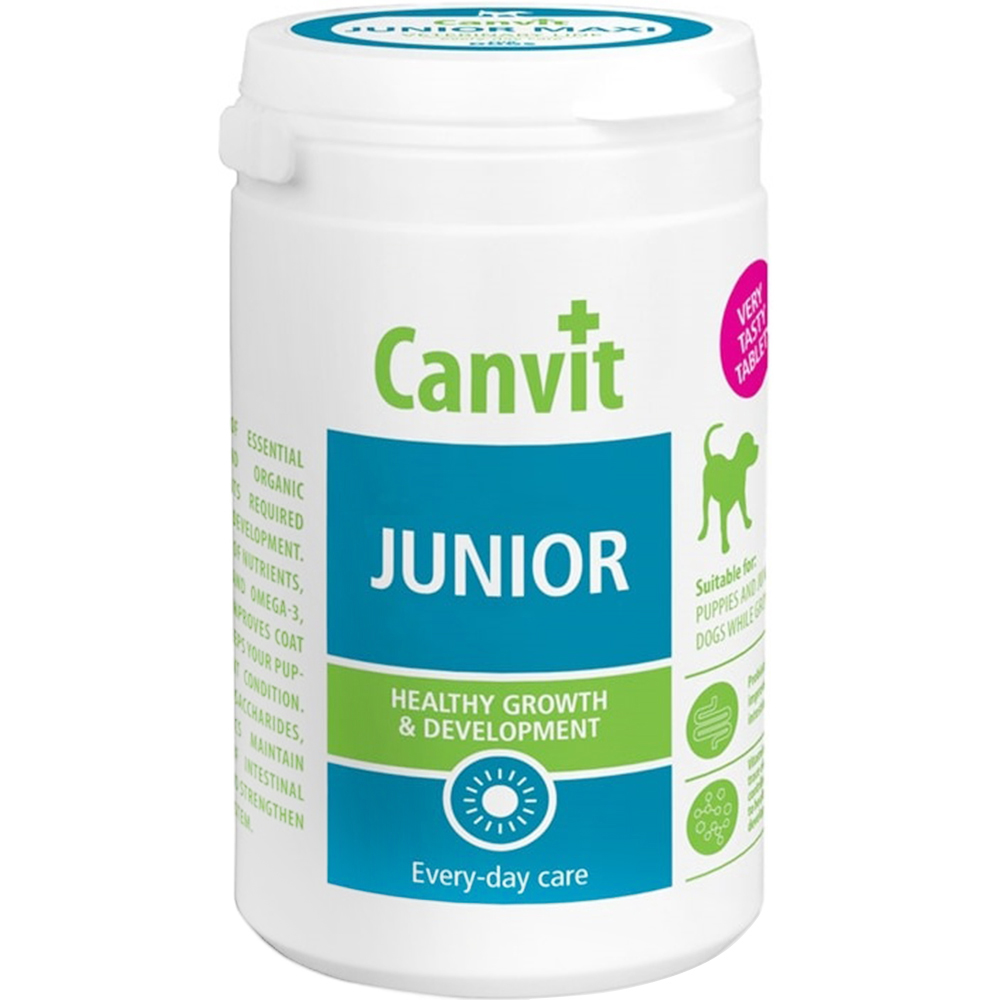 Вітамінна добавка Сanvit Junior для цуценят та молодих собак 230 г - фото 1