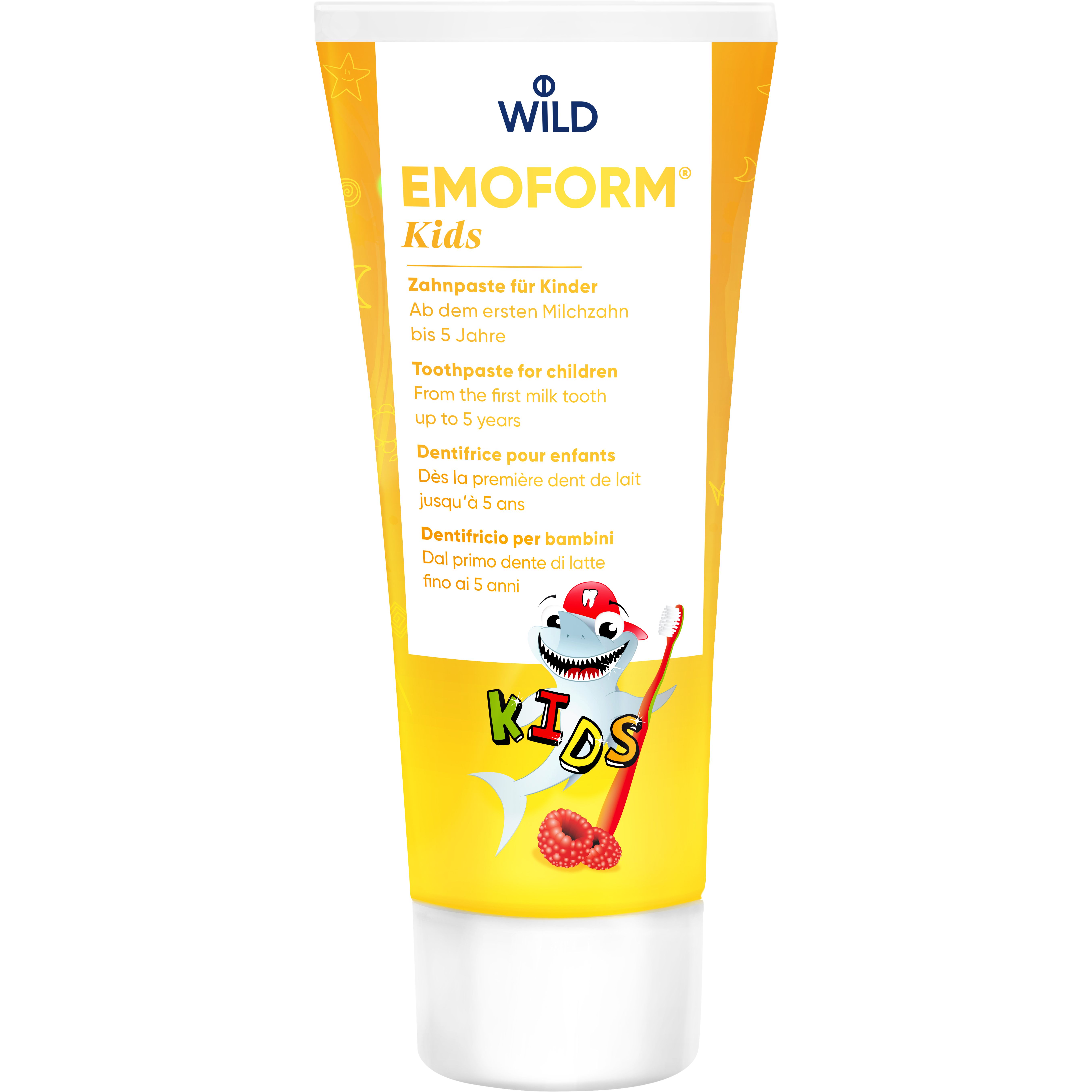 Детская зубная паста Dr. Wild Emoform Kids 75 мл - фото 1