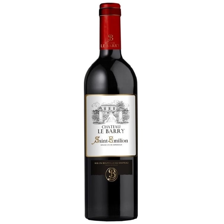 Вино Chateau Le Barry Saint-Emilion, червоне, сухе, 12,5%, 0,75 л (1313540) - фото 1