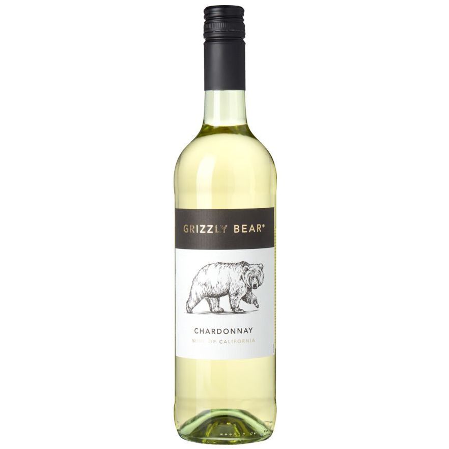 Вино Grizzly Bear Chardonnay, белое, сухое, 0,75 л - фото 1