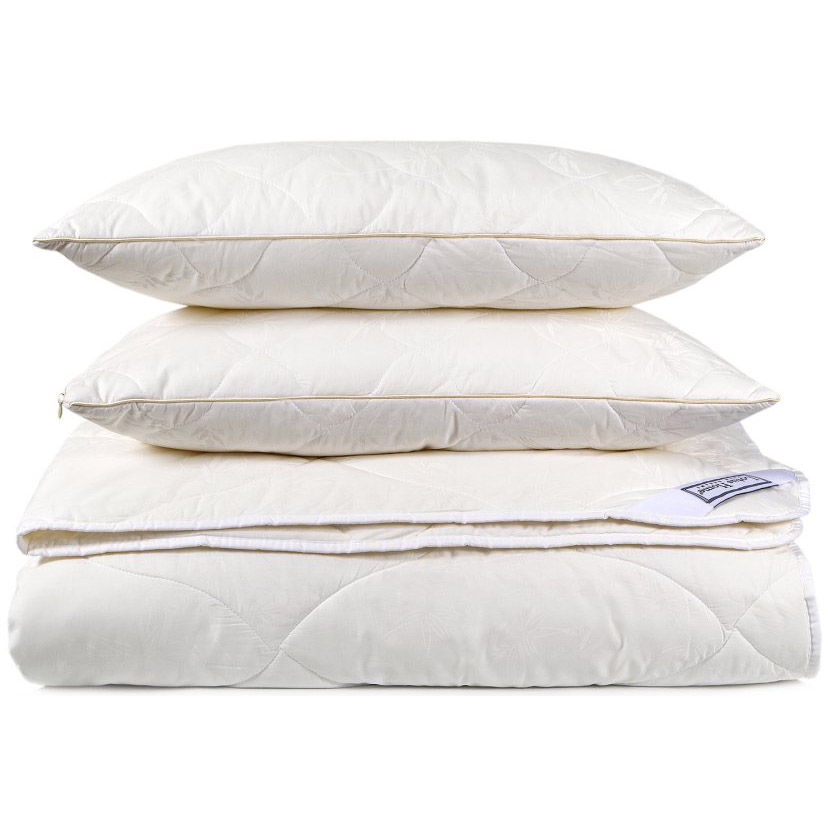 Одеяло с подушками Lotus Home Bamboo Extra, евростандарт, молочное (svt-2000022304153) - фото 1