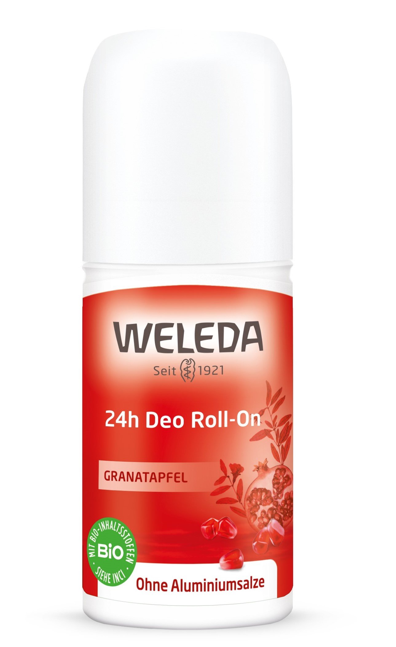 Роликовый дезодорант Weleda Гранат Roll-On 24 часа, 50 мл (663600) - фото 1